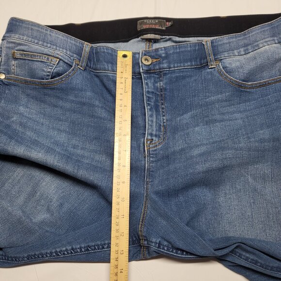 Torrid Jeans Womens 24R Plus Bombshell Skinny Premium Stretch Tummy Panel 44X27 - Picture 15 of 16